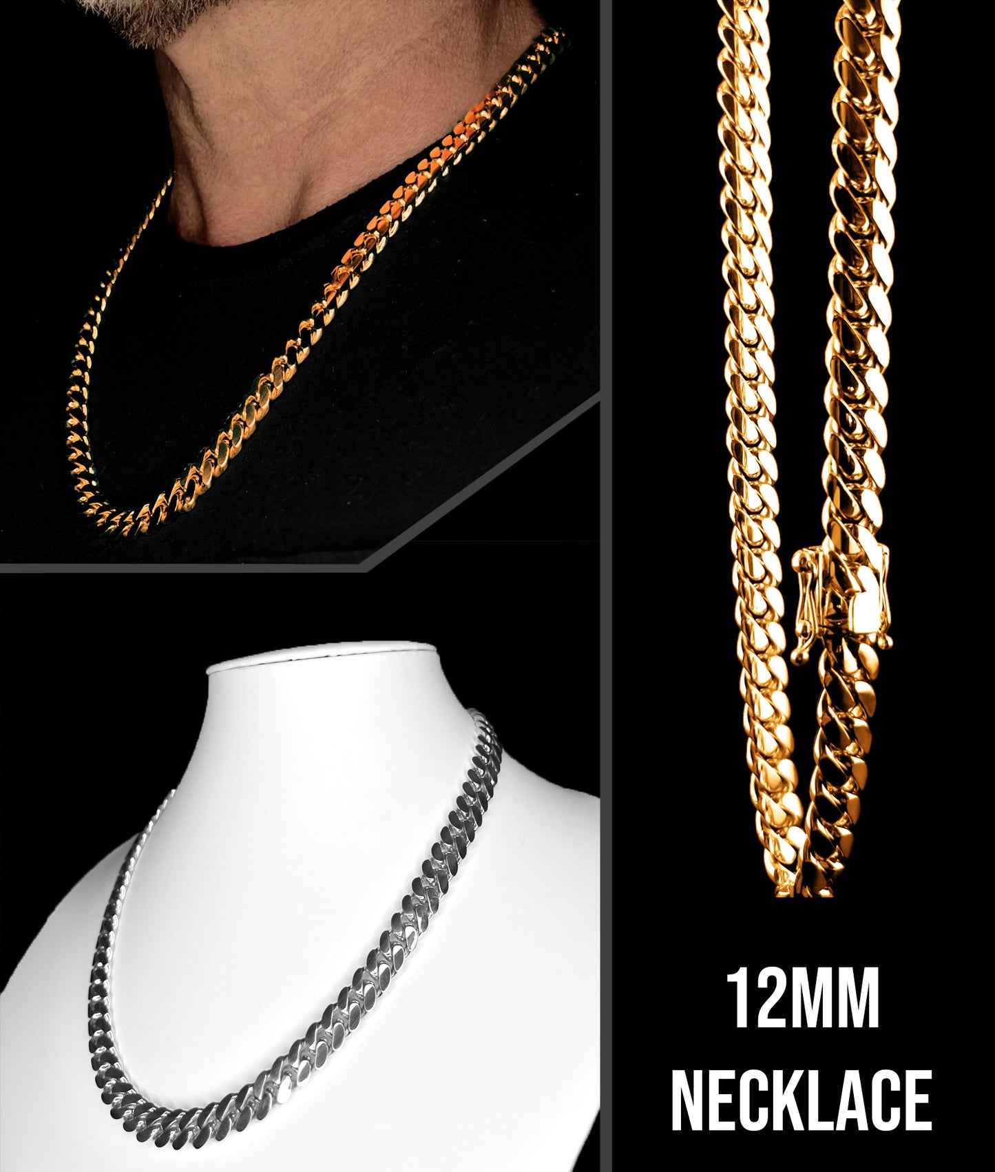 14K Gold Cuban Links