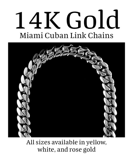 14K Gold Cuban Links