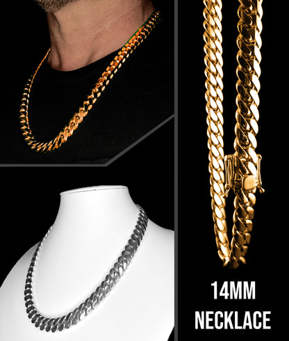 14K Gold Cuban Links