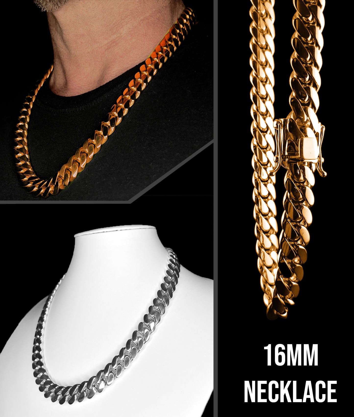 14K Gold Cuban Links