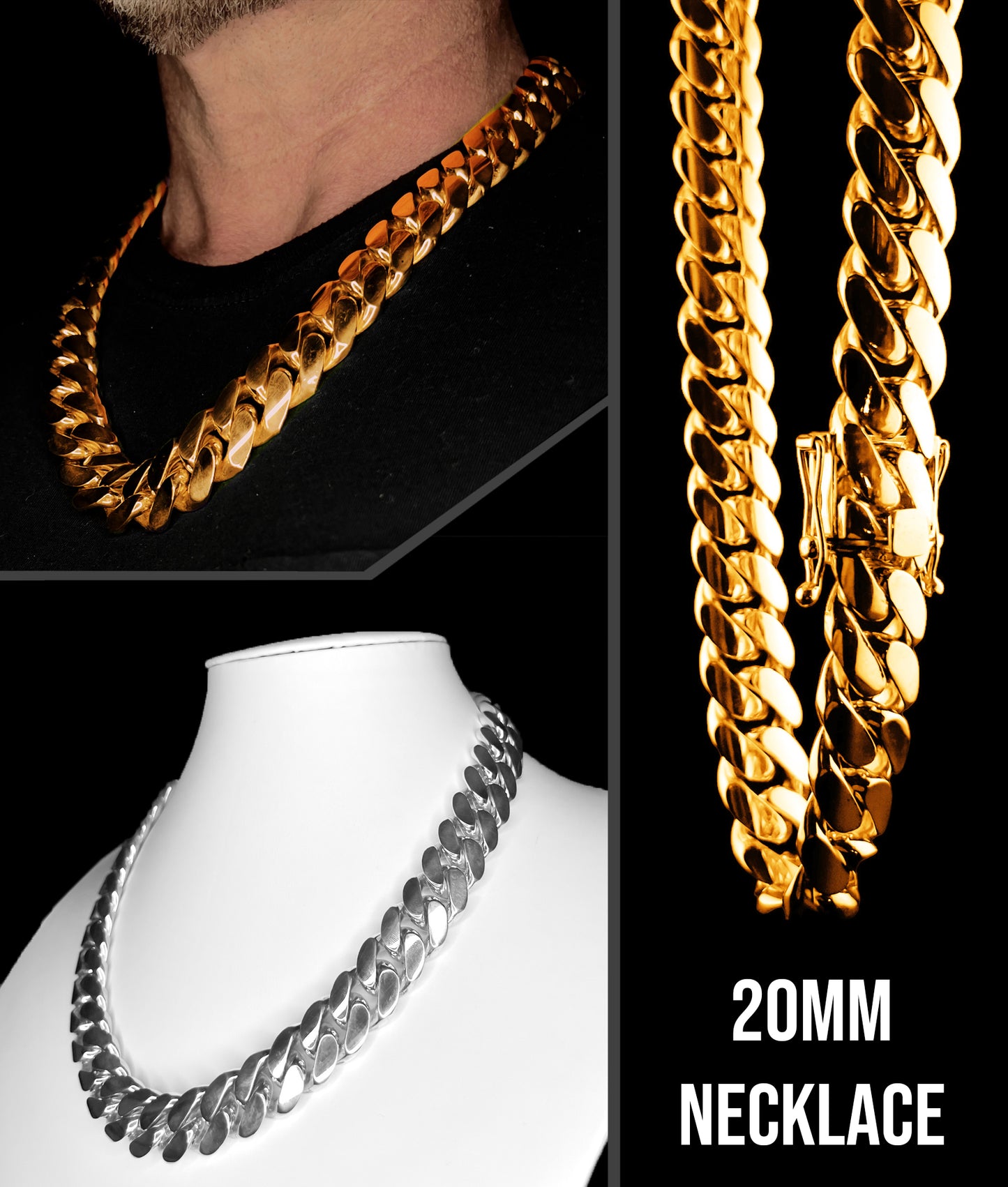 14K Gold Cuban Links