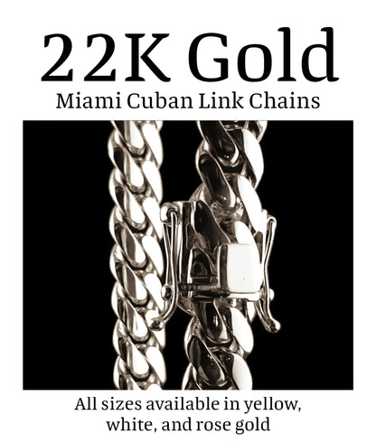 22K Gold Cuban Links