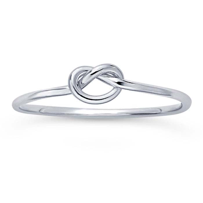 Sterling Silver Love Knot Ring