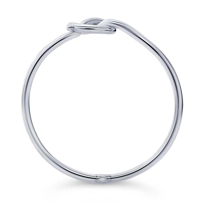 Sterling Silver Love Knot Ring