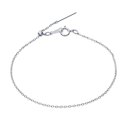 Sterling Silver Cable Chain Bracelet