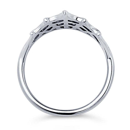 Sterling Silver Spider Web Ring