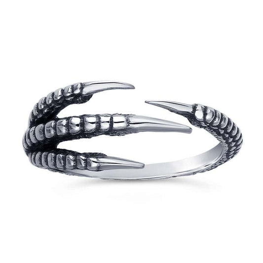 Sterling Silver Bird Claw Ring