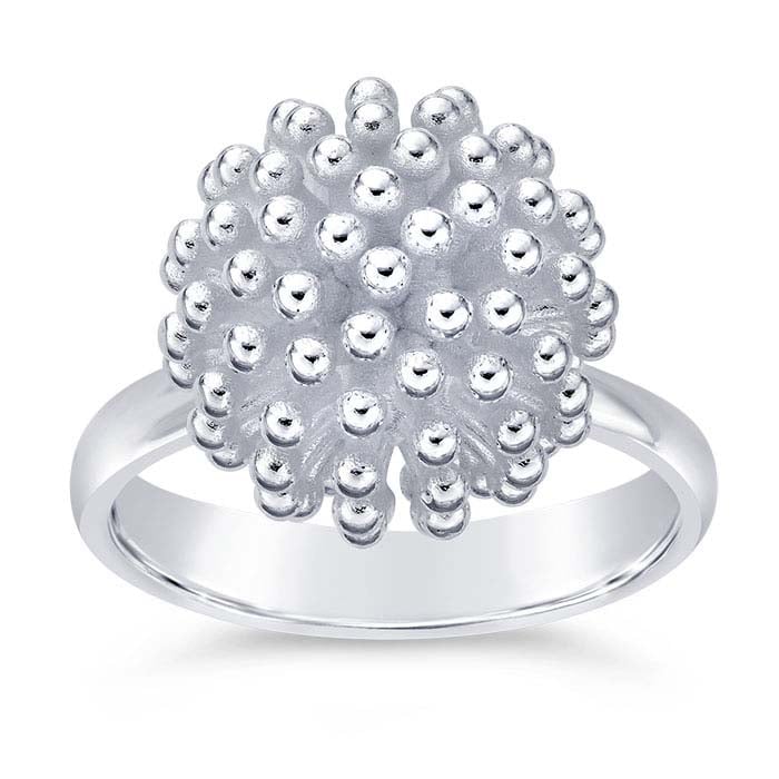 Sterling Silver Dandelion Ring