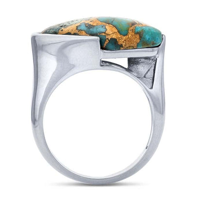 Sterling Silver Mojave Turquoise Ring