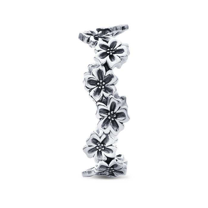 Sterling Silver Daisy Chain Ring