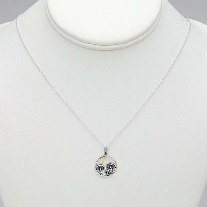 Sterling Silver Mushroom Necklace