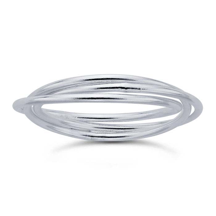 Sterling Silver Rolling Band