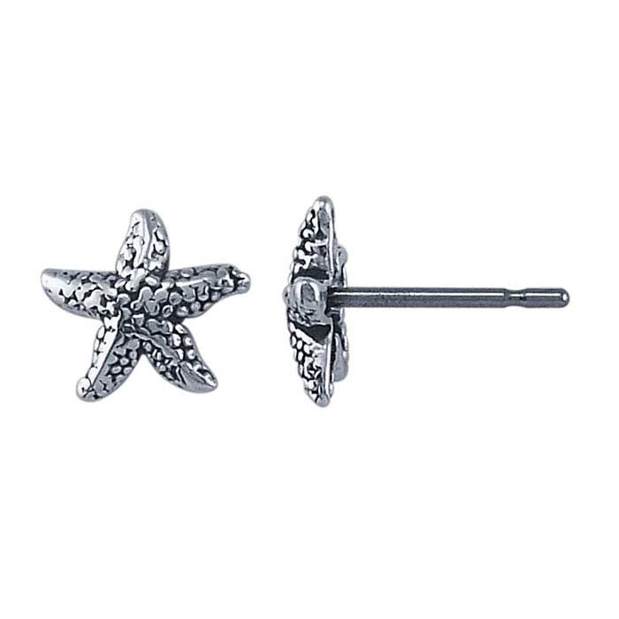 Sterling Silver Starfish Post Earring