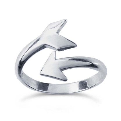 Sterling Silver Arrow Bypass Ring