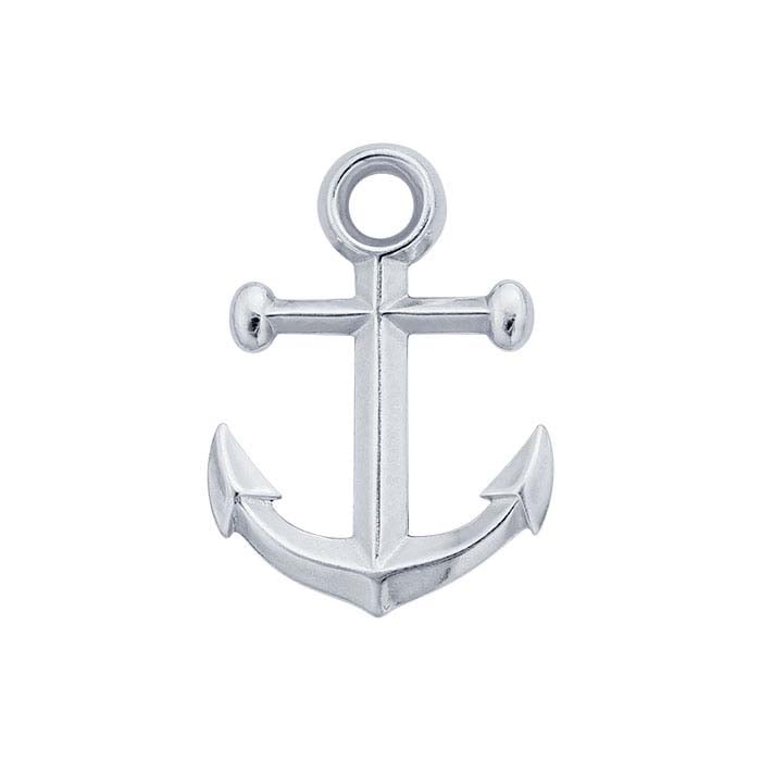 Sterling Silver Anchor Pendant