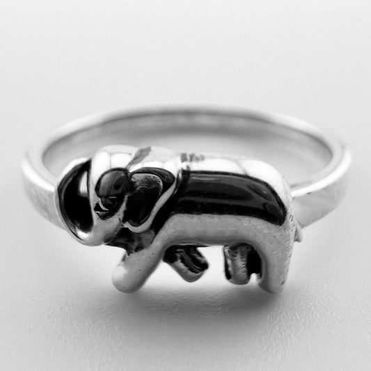 Sterling Silver Elephant Ring